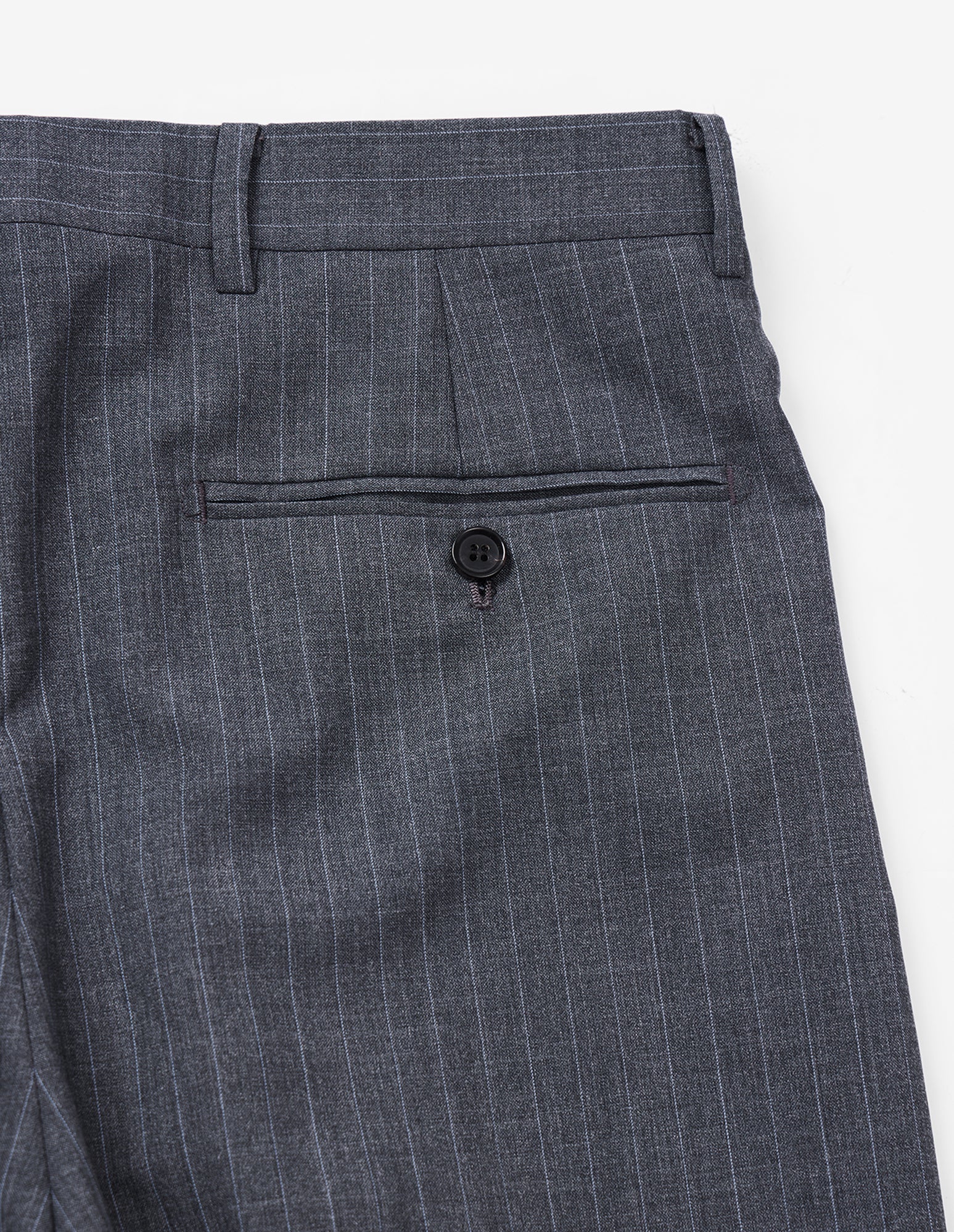 LSC 90's Neo-Classic Drape Trousers (Grey Stripe)