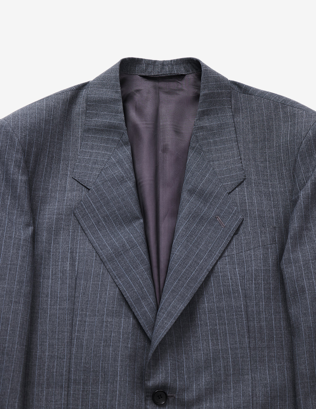 LSC 90's Neo-Classic Drape Jacket (Grey Stripe)