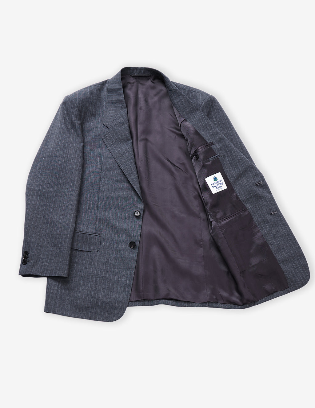 LSC 90's Neo-Classic Drape Jacket (Grey Stripe)