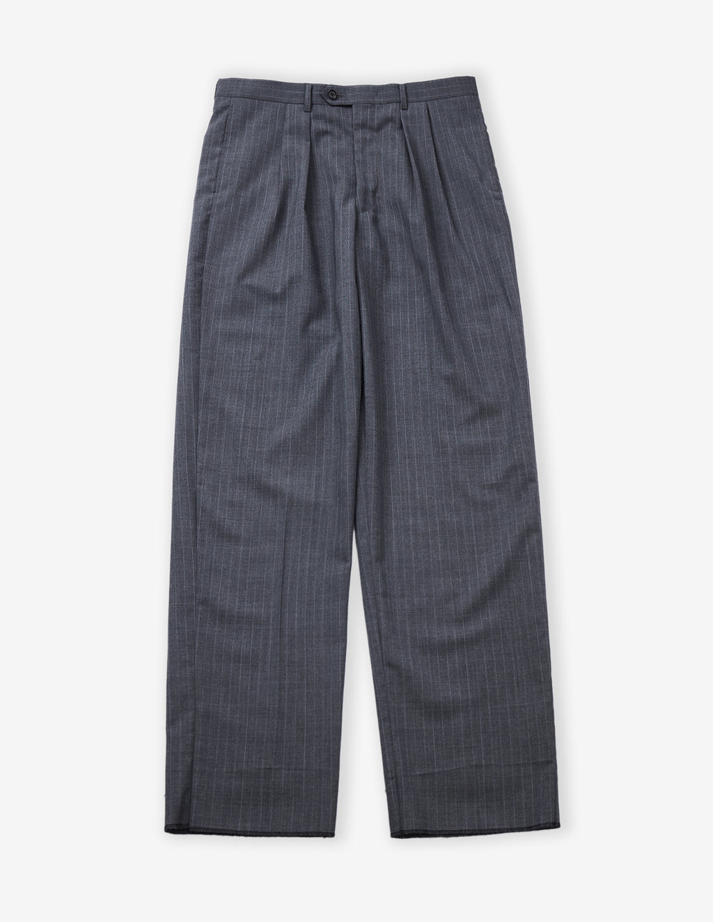 LSC 90's Neo-Classic Drape Trousers (Grey Stripe)