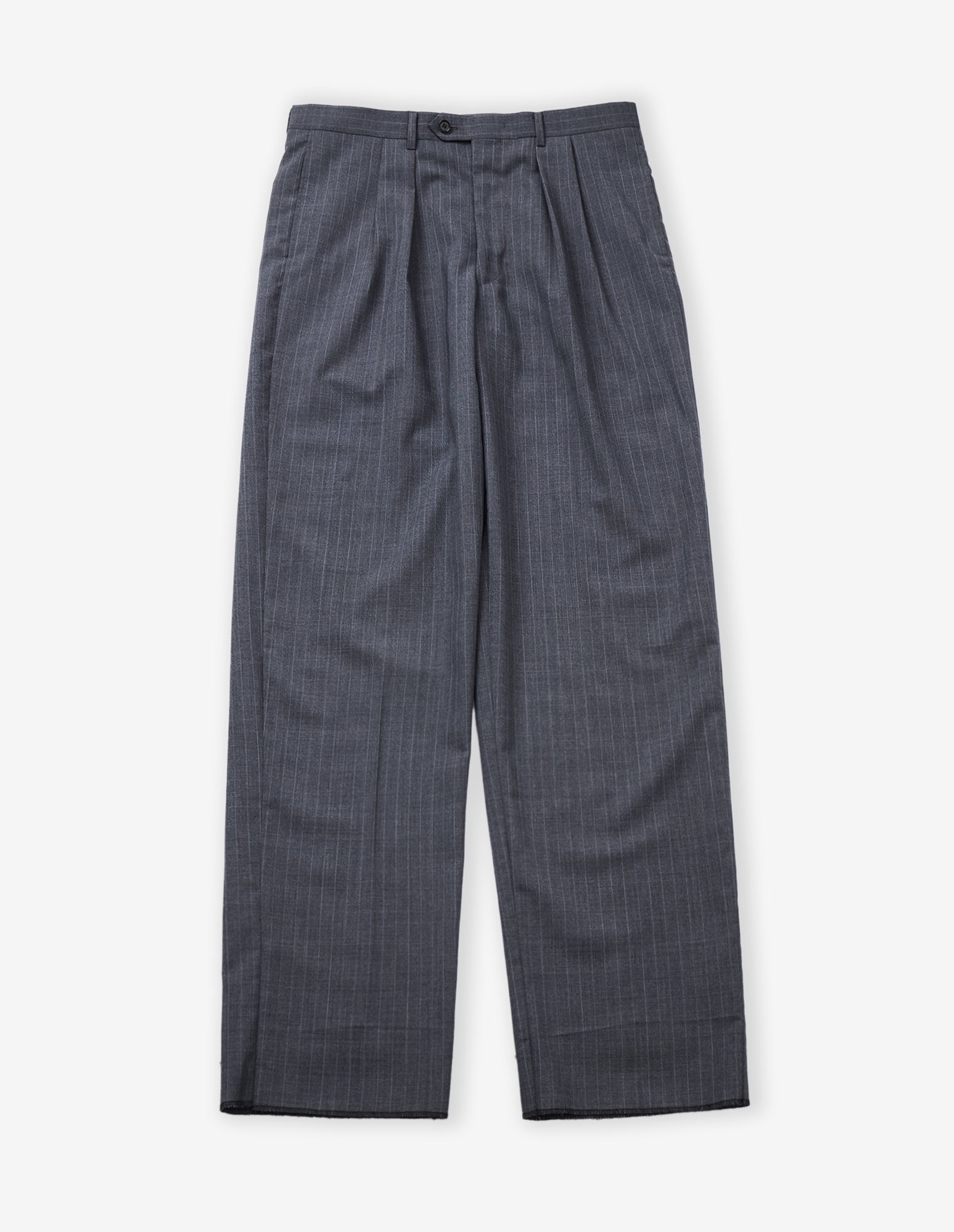 LSC 90's Neo-Classic Drape Trousers (Grey Stripe)
