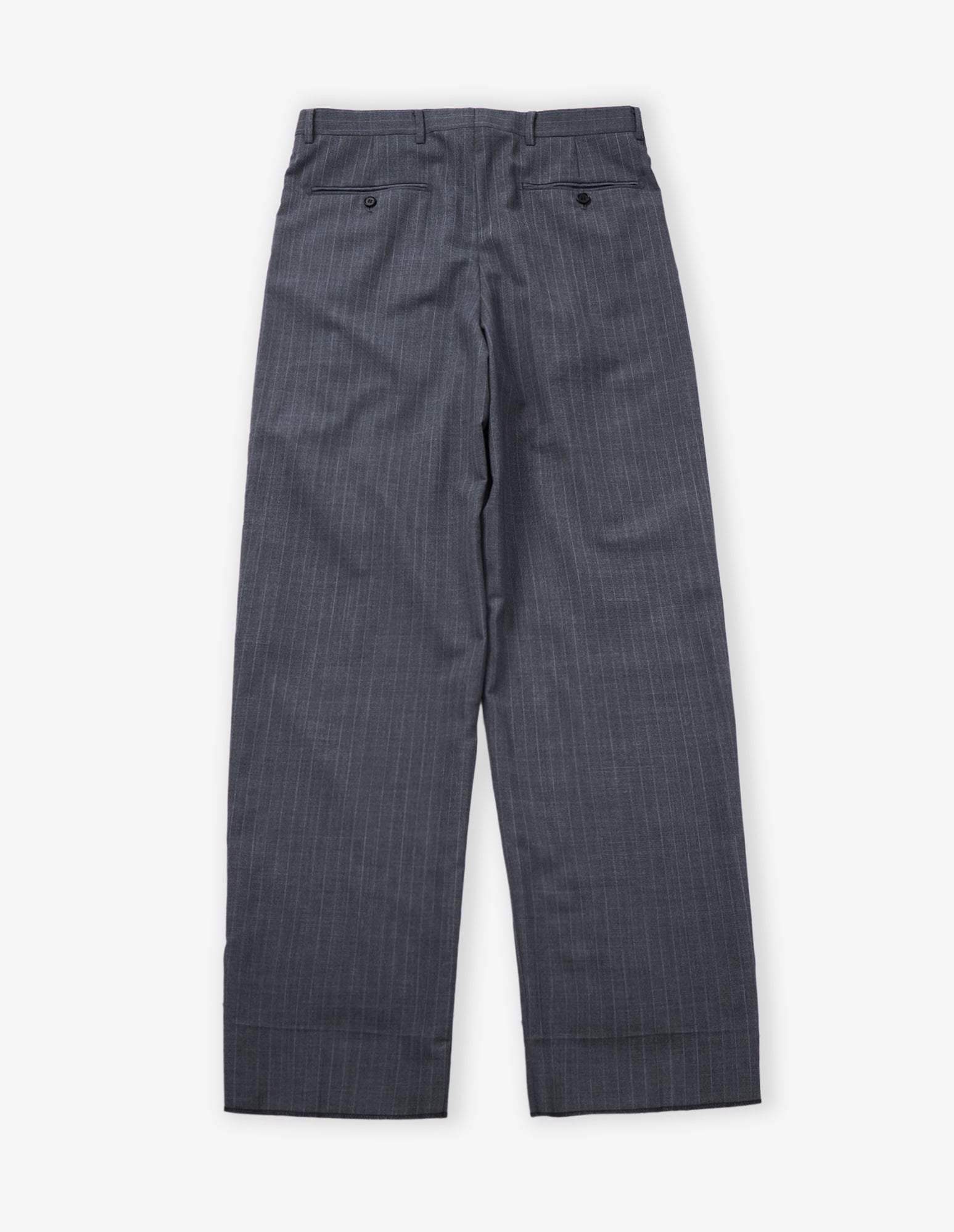 LSC 90's Neo-Classic Drape Trousers (Grey Stripe)