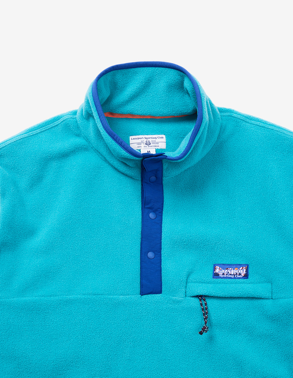 LSC 1/4 Snap Fleece (Turquoise)