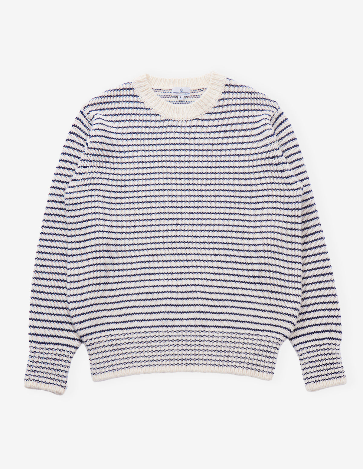 LSC Stripe Sweater (Cream Blue)