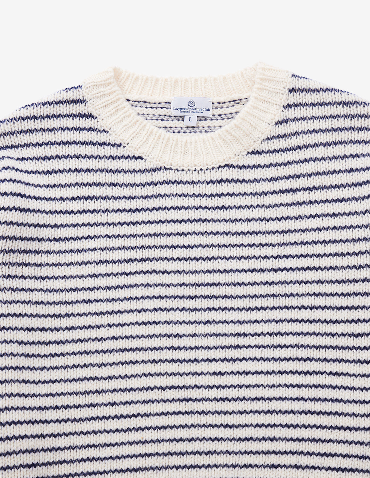 LSC Stripe Sweater (Cream Blue)