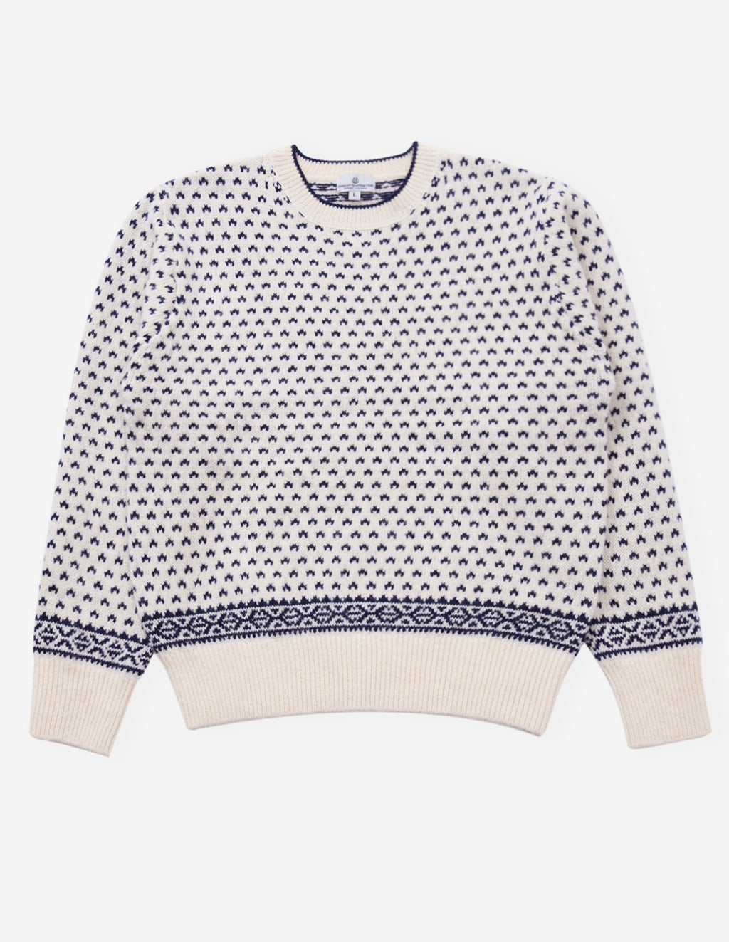 LSC Birds-Eye Crew Neck (Cream)