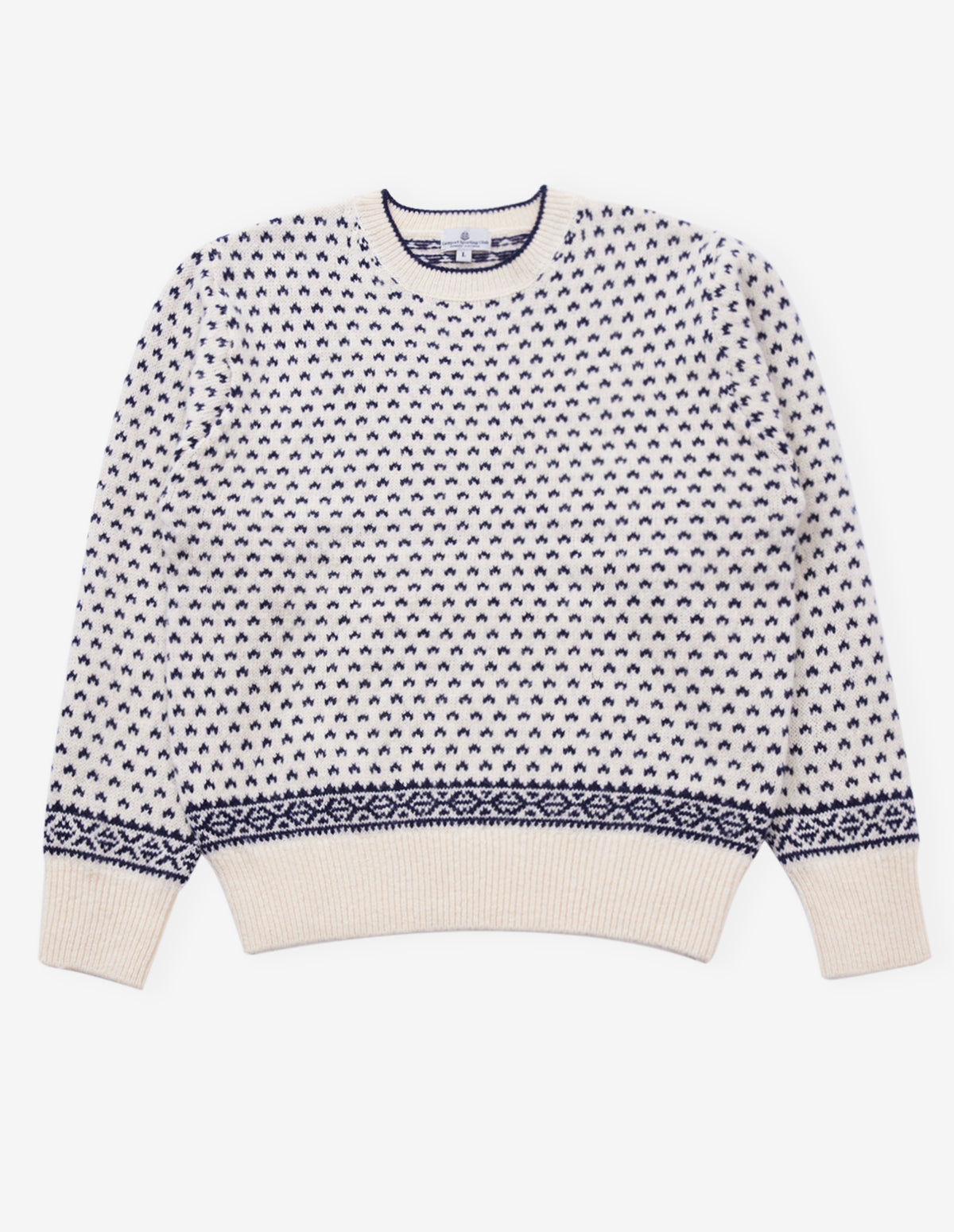 LSC Birds-Eye Crew Neck (Cream)
