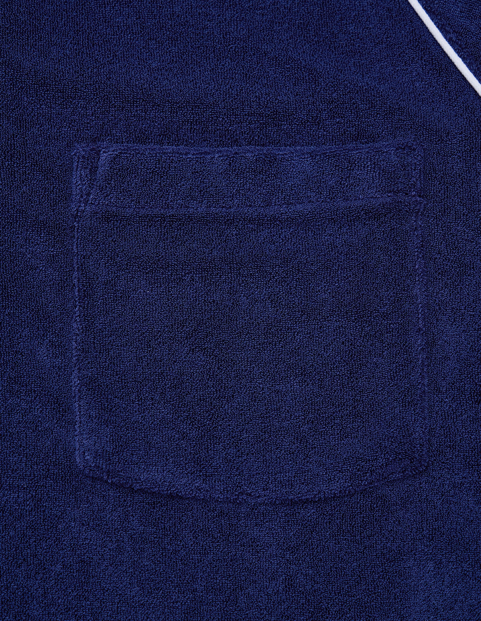 LSC Terry Long-Sleeve Polo Shirt (Navy)