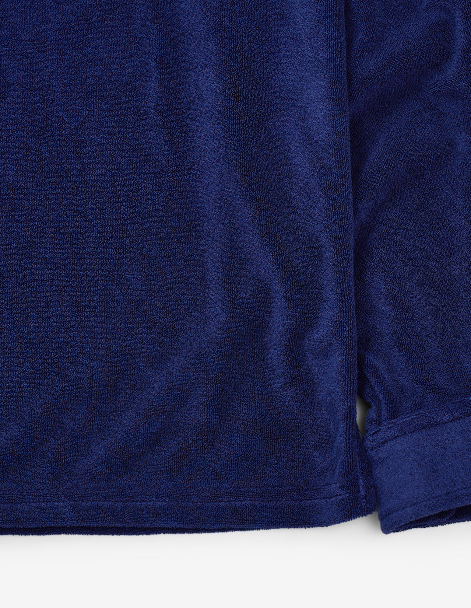 LSC Terry Long-Sleeve Polo Shirt (Navy)