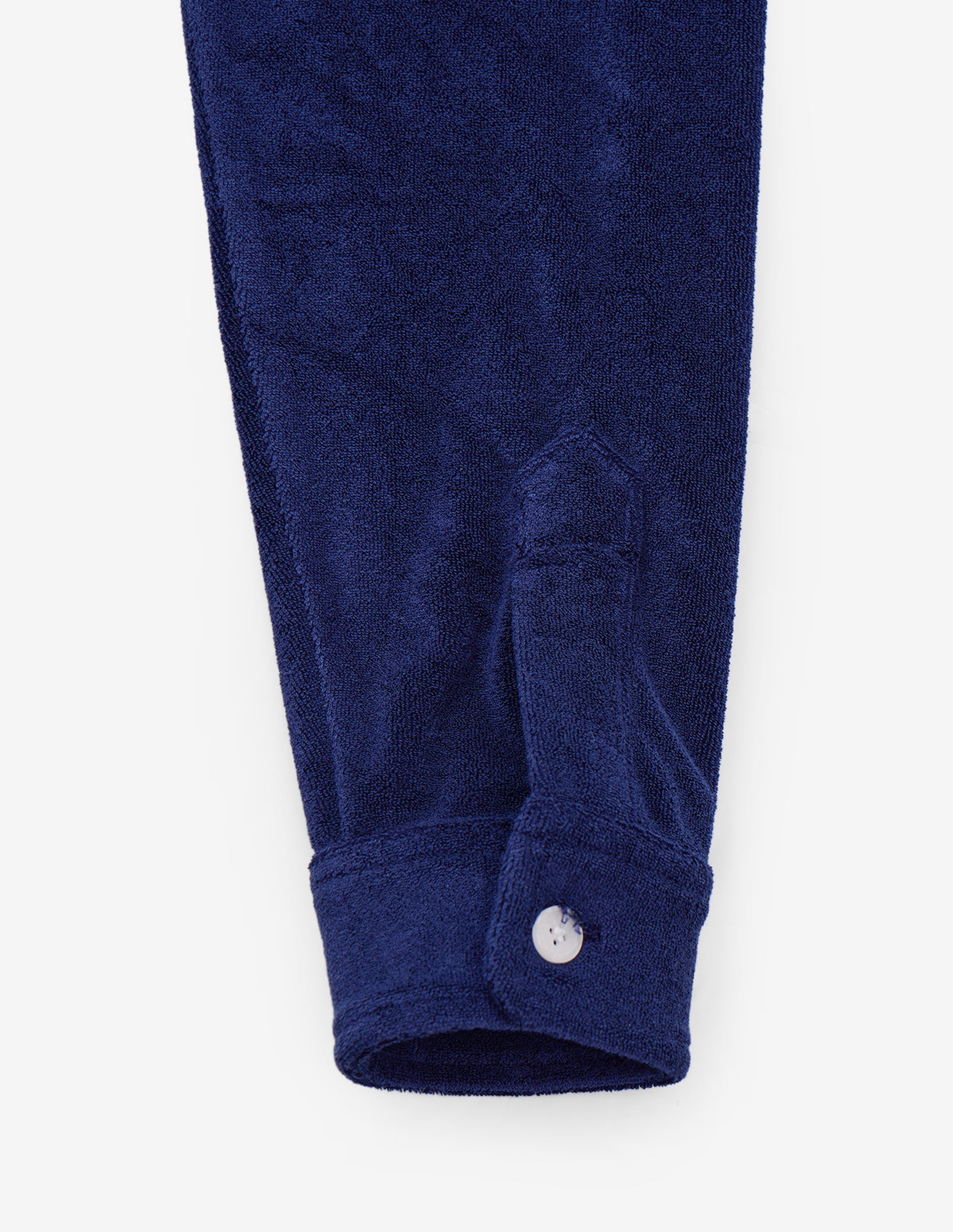 LSC Terry Long-Sleeve Polo Shirt (Navy)