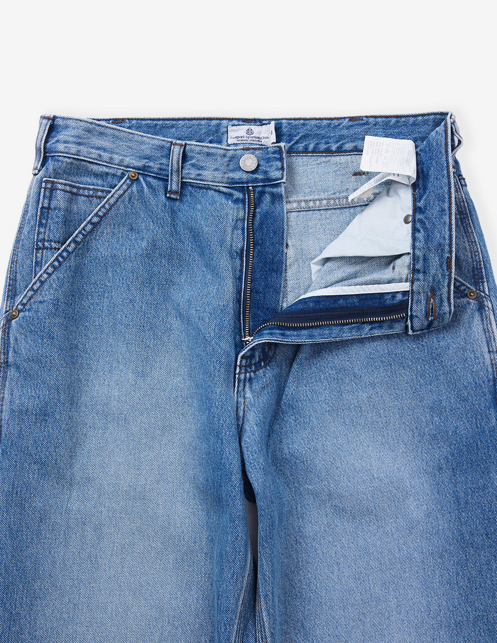 LSC Denim Single Knee Pants (Stone Wash)