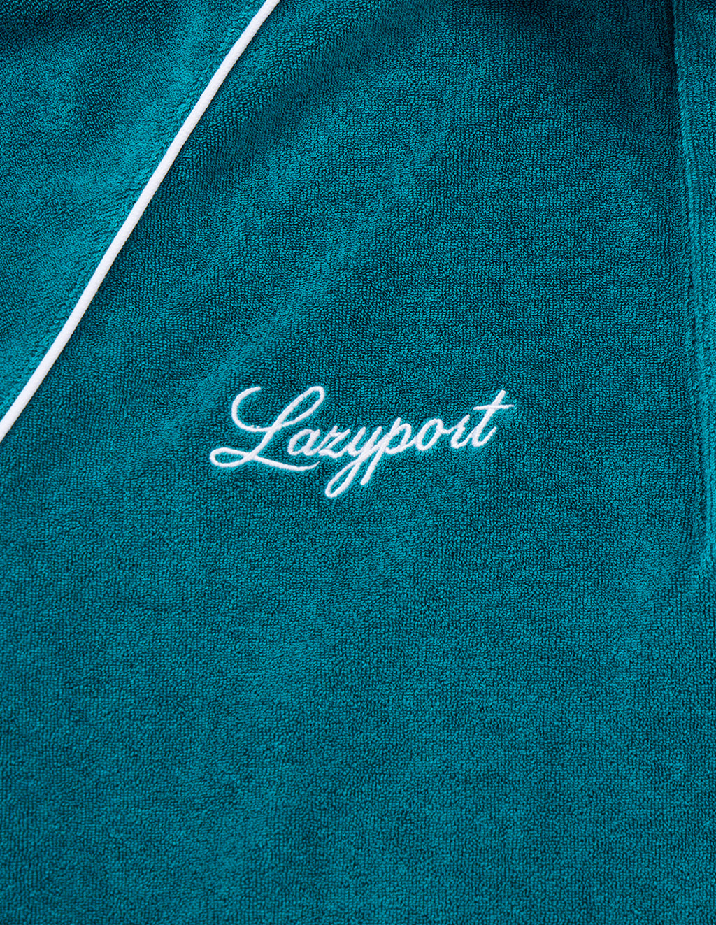 LSC Terry Long-Sleeve Polo Shirt (Teal)
