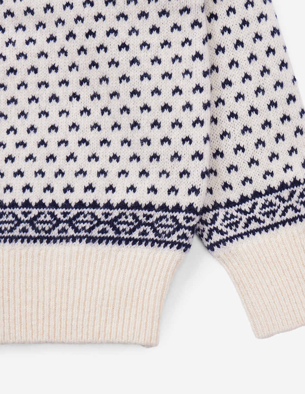 LSC Birds-Eye Crew Neck (Cream)