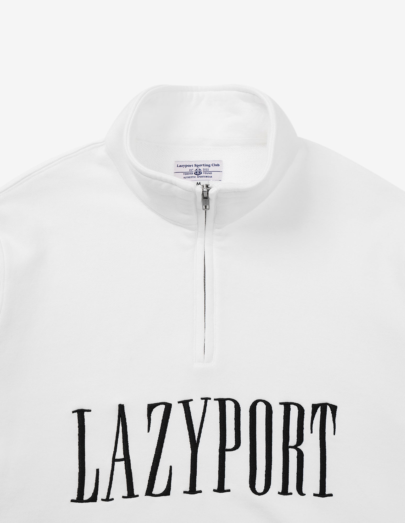 LSC 1/4 Zip Sweat (White)