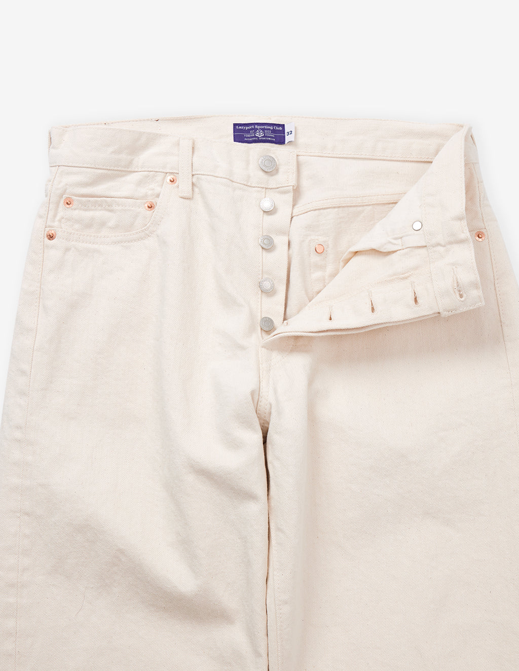 LSC Type60 Denim Pants (Ecru)