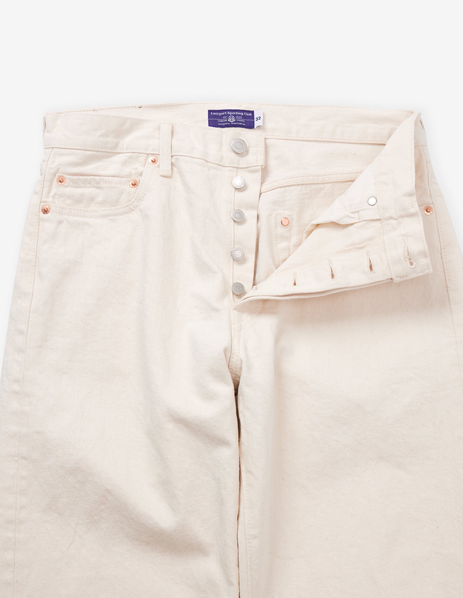 LSC Type60 Denim Pants (Ecru)