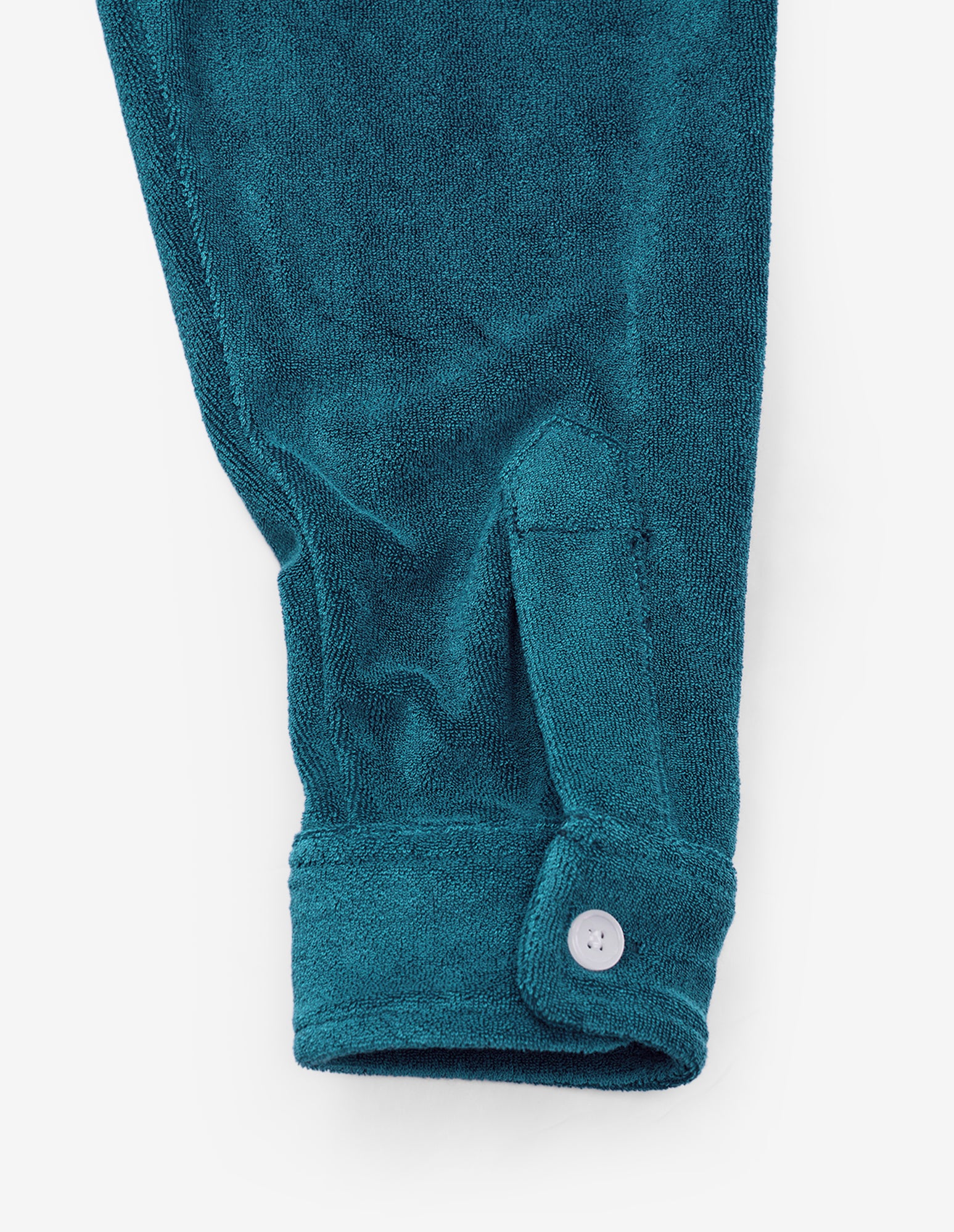LSC Terry Long-Sleeve Polo Shirt (Teal)