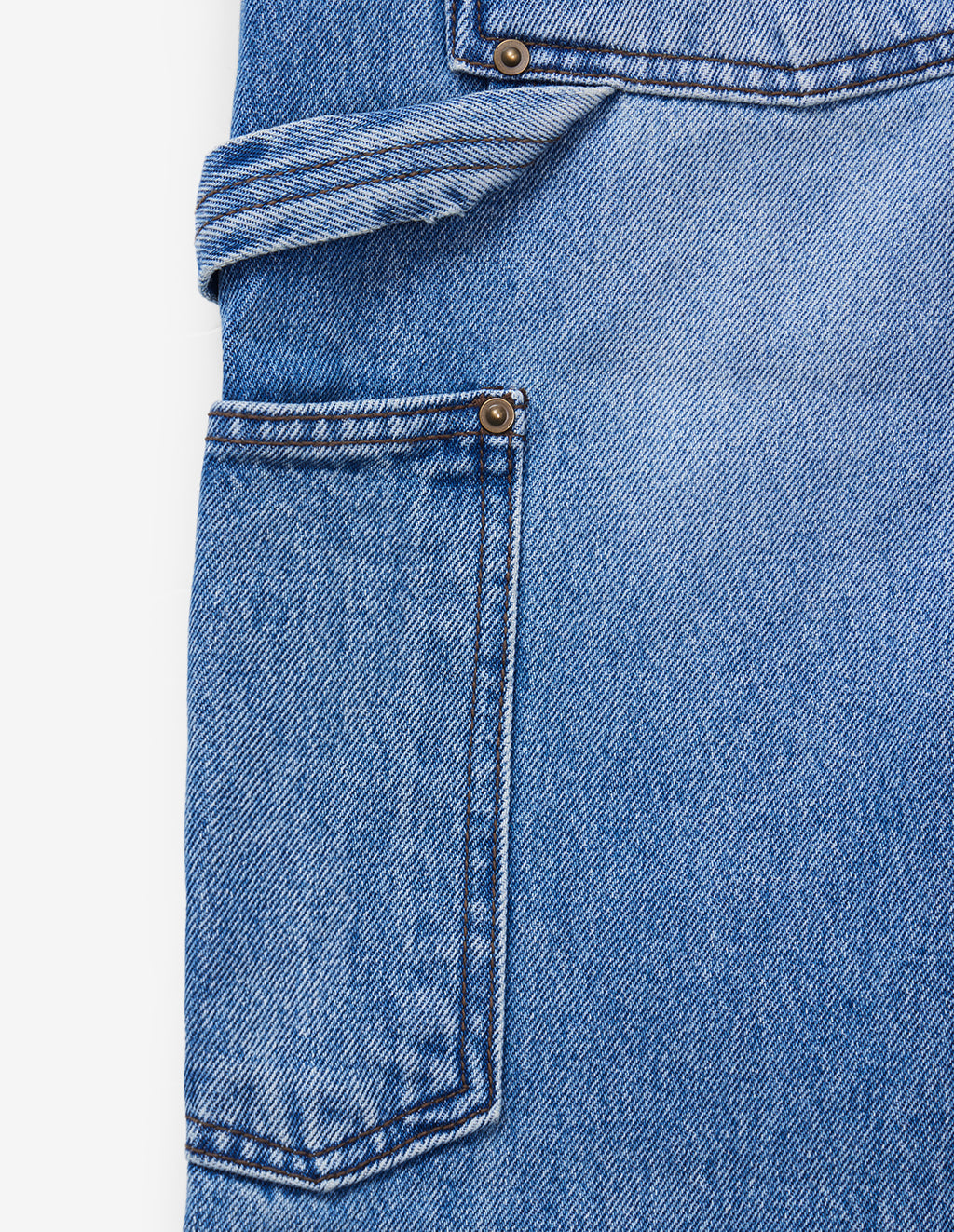 LSC Denim Single Knee Pants (Stone Wash)