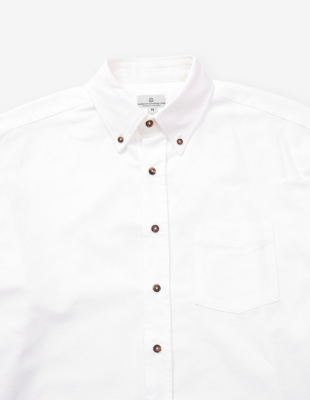 LSC Flannel Button-Down Shirts (White)