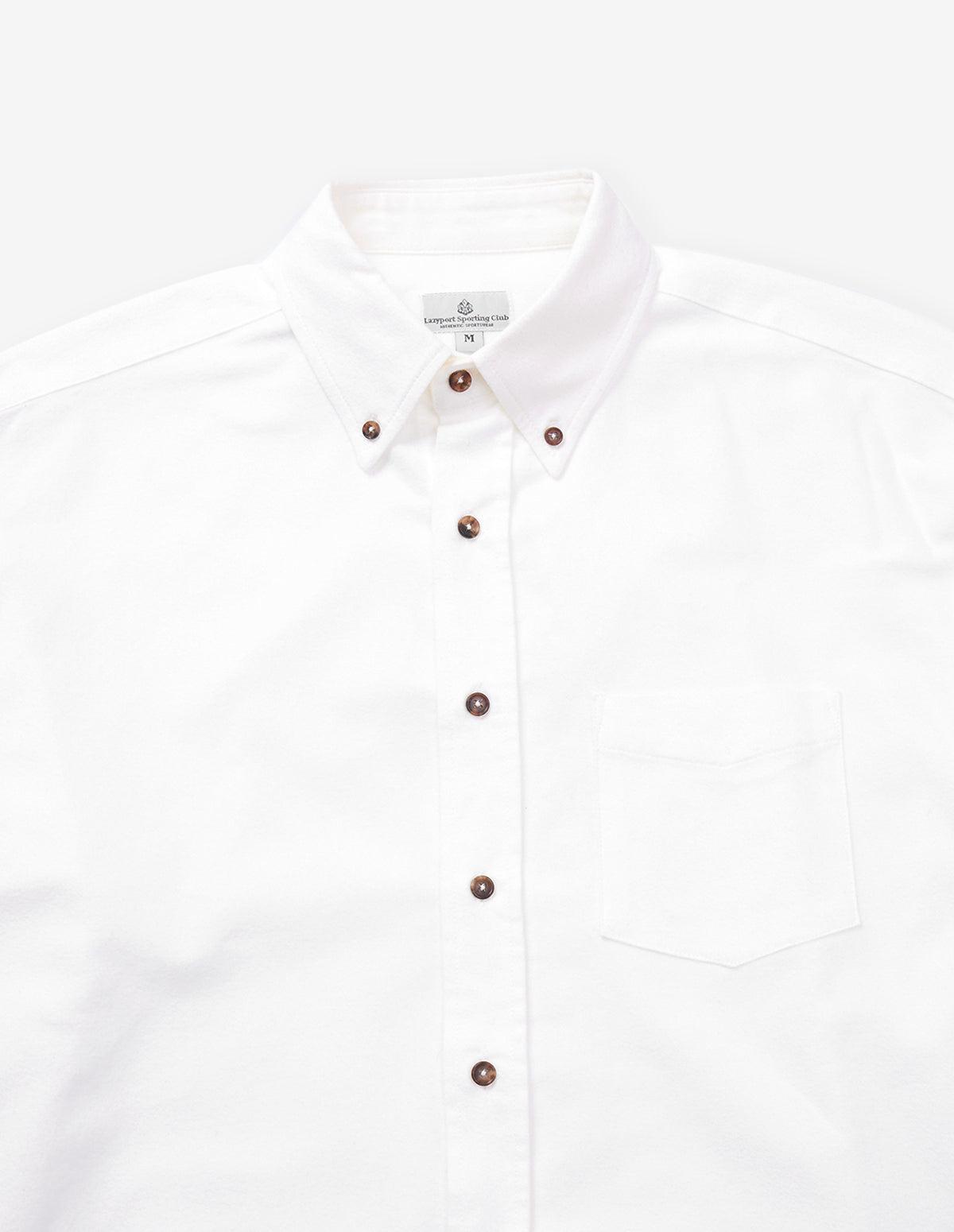 LSC Flannel Button-Down Shirts (White)