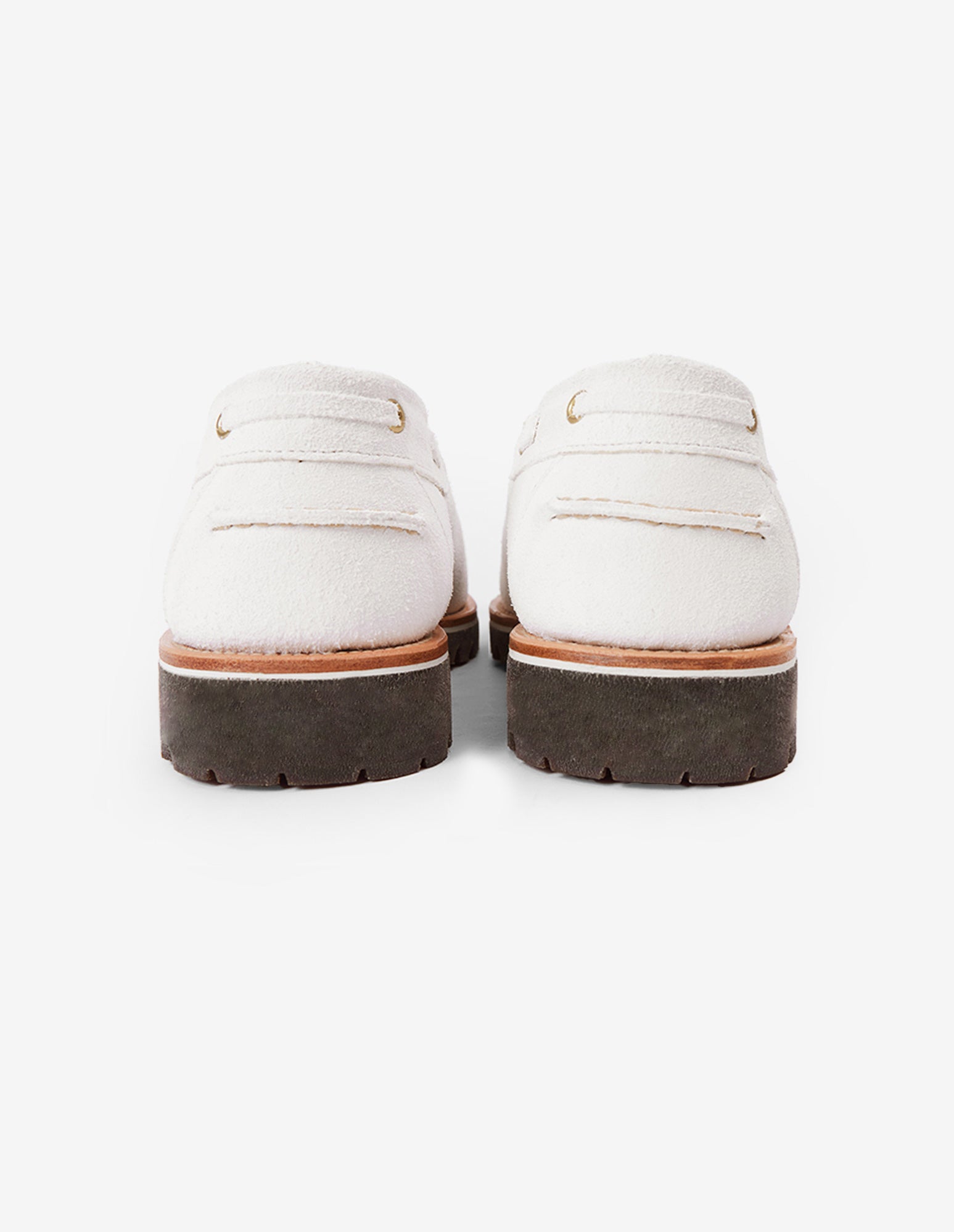 LSC 2-EYE Boat Shoes (White)