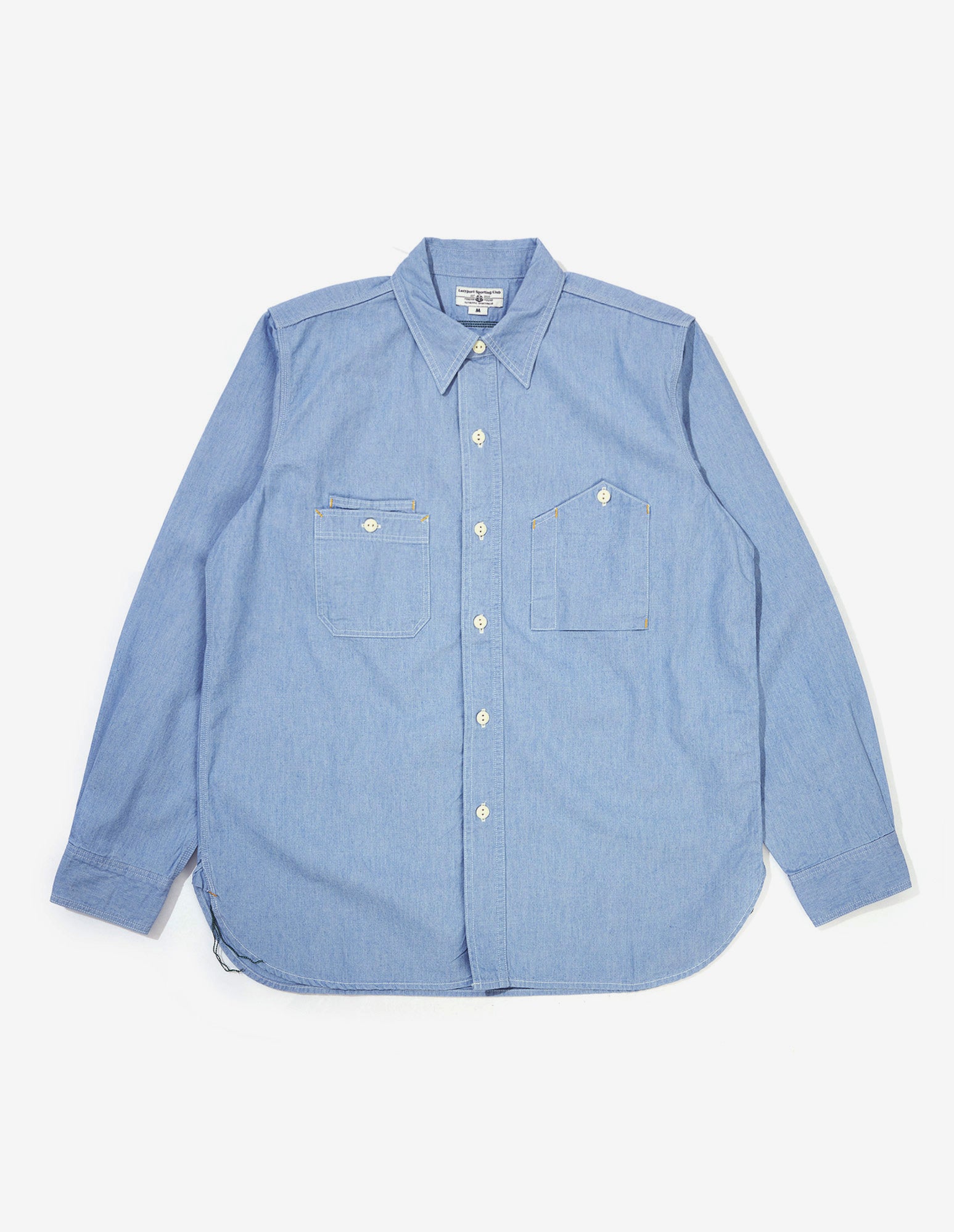25 American Chambray Shirt (Blue)