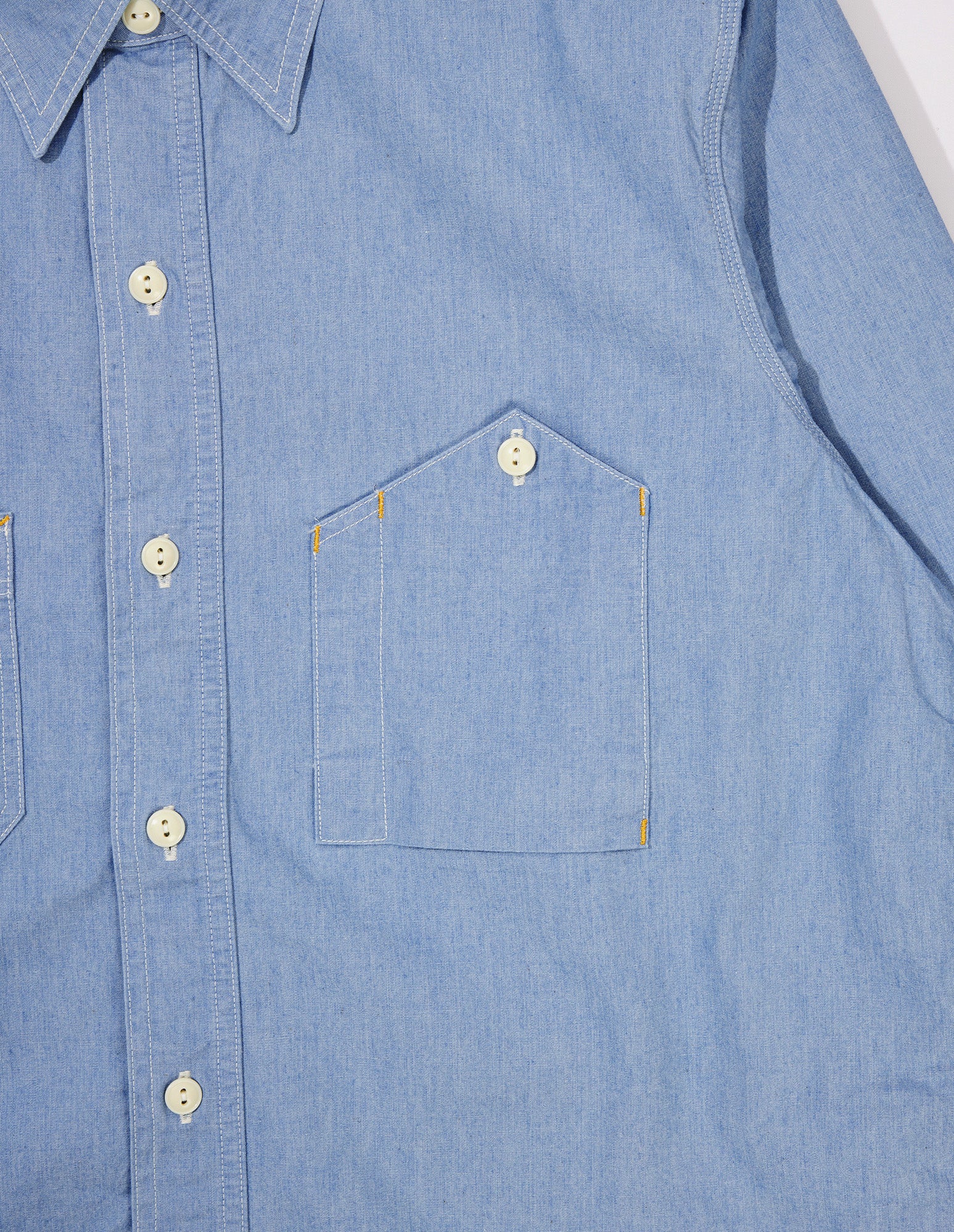 25 American Chambray Shirt (Blue)