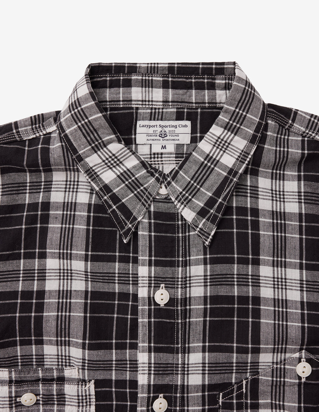 LSC Madras Shirt (Black/White)