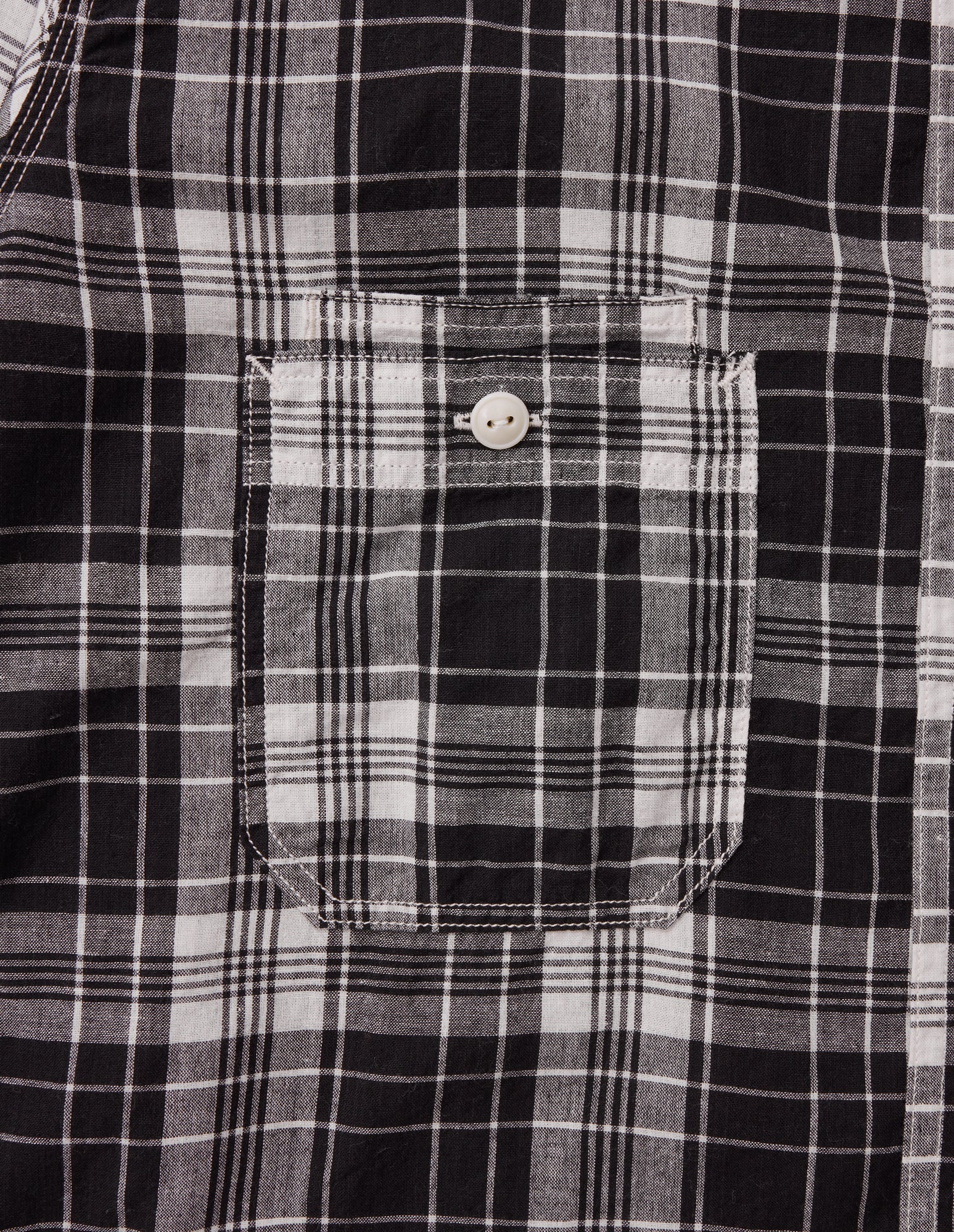 LSC Madras Shirt (Black/White)