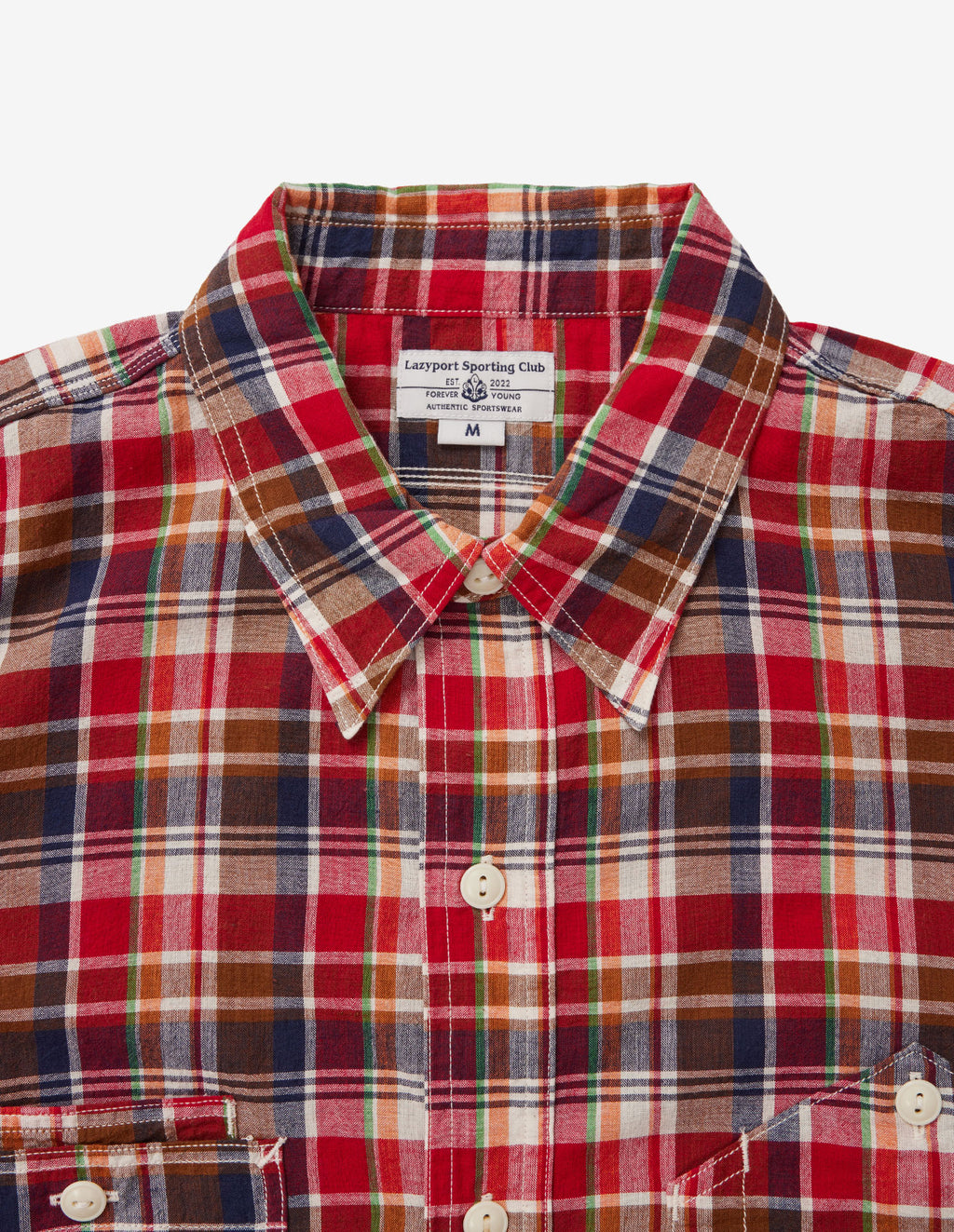 LSC Madras Shirt (Red/Green/White)