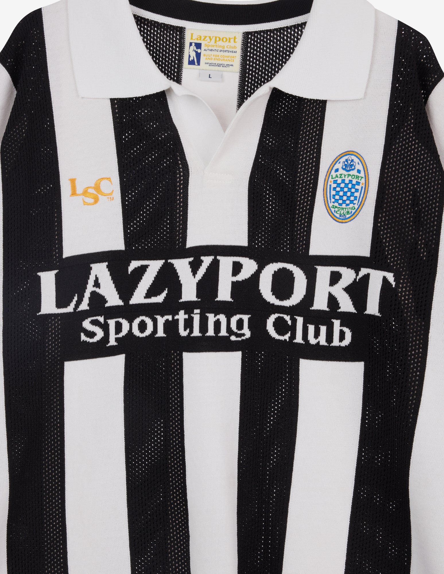 LSC Football Knit Jersey (White/Black)