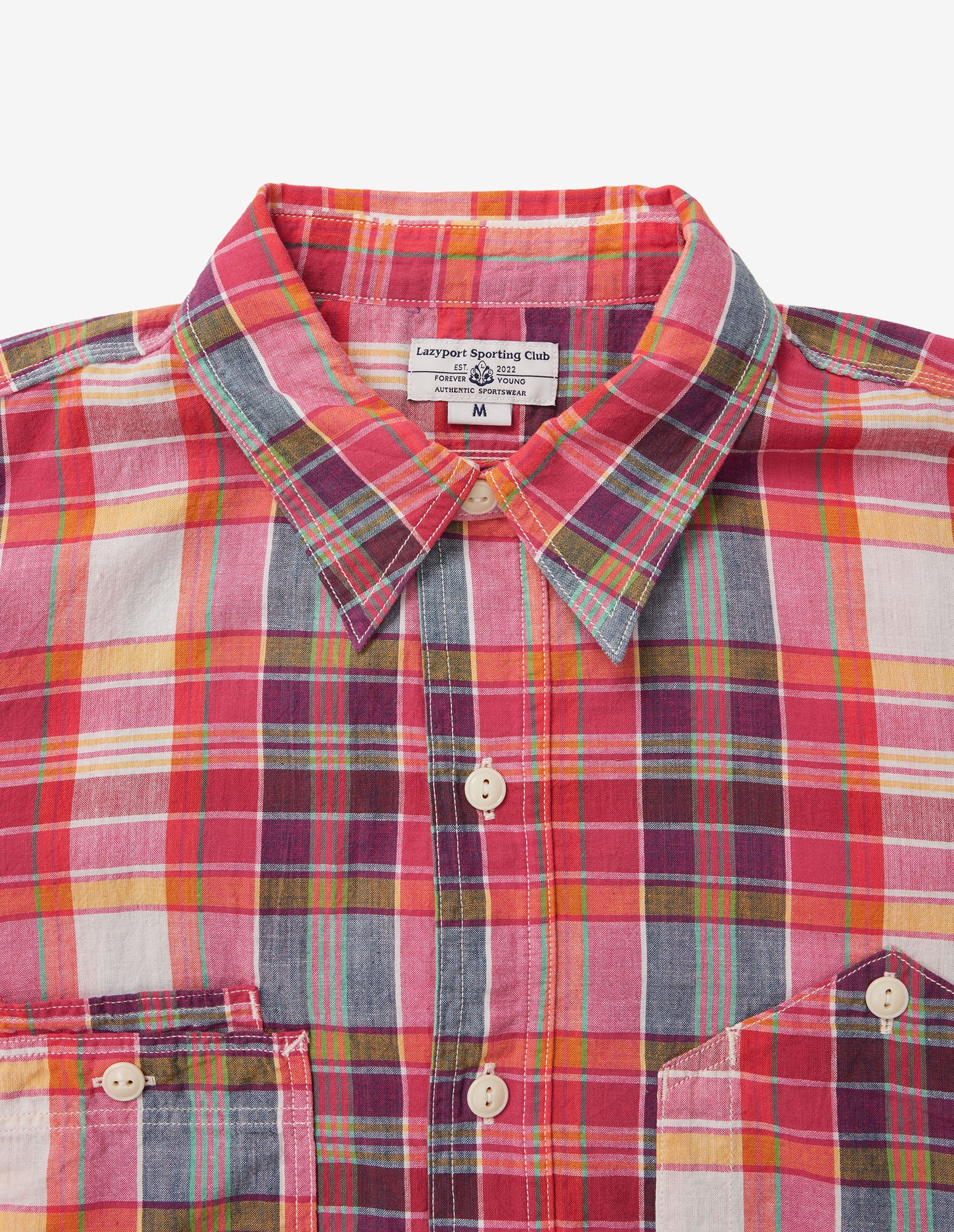 LSC Madras Shirt (Pink/Yellow/Green)